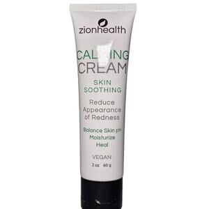 Zion Health Calming Cream Skin Soothing Redness Relief Vegan 2 oz
